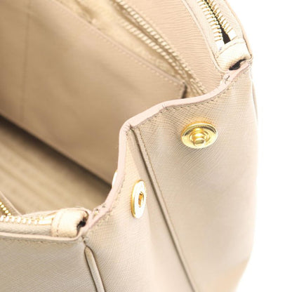 Prada Handbag Galleria B1786s Gray Saffiano Leather Galleria 2way Shoulder