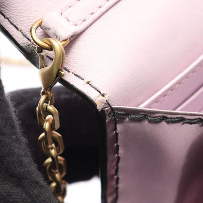 Christian Dior Shoulder Bag J'adior Pink Leather J'adior Chain Wallet Women