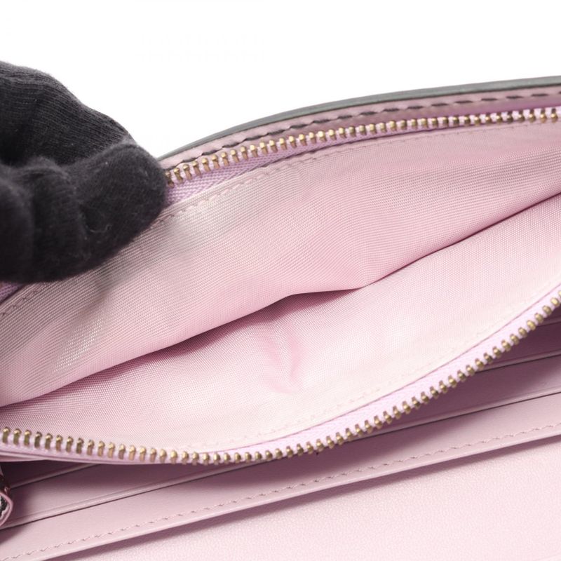 Christian Dior Shoulder Bag J'adior Pink Leather J'adior Chain Wallet Women