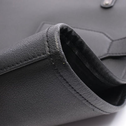 Saint Laurent Paris Tote Bag 460116 Black Leather Tote Bag Women Used a