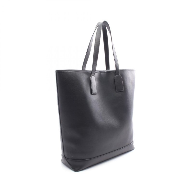 Saint Laurent Paris Tote Bag 460116 Black Leather Tote Bag Women Used a
