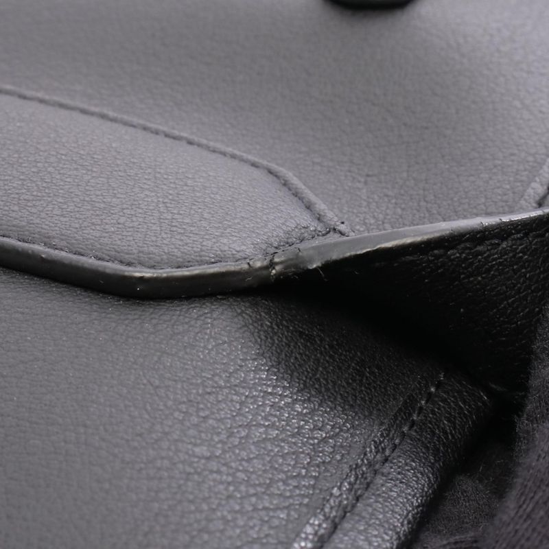 Saint Laurent Paris Tote Bag 460116 Black Leather Tote Bag Women Used a