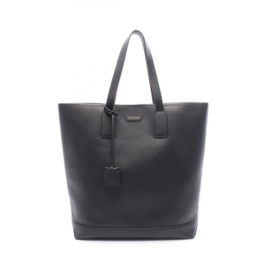 Saint Laurent Paris Tote Bag 460116 Black Leather Tote Bag Women Used a