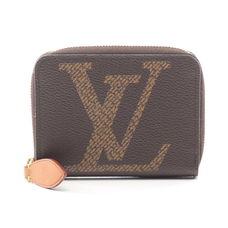 Louis Vuitton Coin Case Zippy Coin Purse Monogram Giant M67690 Leather Zippy
