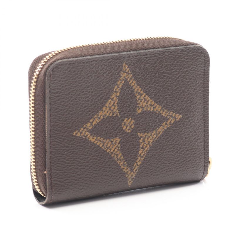 Louis Vuitton Coin Case Zippy Coin Purse Monogram Giant M67690 Leather Zippy