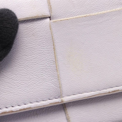 Bottega Veneta Cassette Maxi Intrecciato Small Trifold Flap Wallet 651372 Light