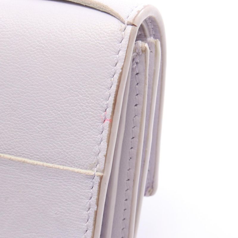 Bottega Veneta Cassette Maxi Intrecciato Small Trifold Flap Wallet 651372 Light