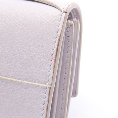 Bottega Veneta Cassette Maxi Intrecciato Small Trifold Flap Wallet 651372 Light