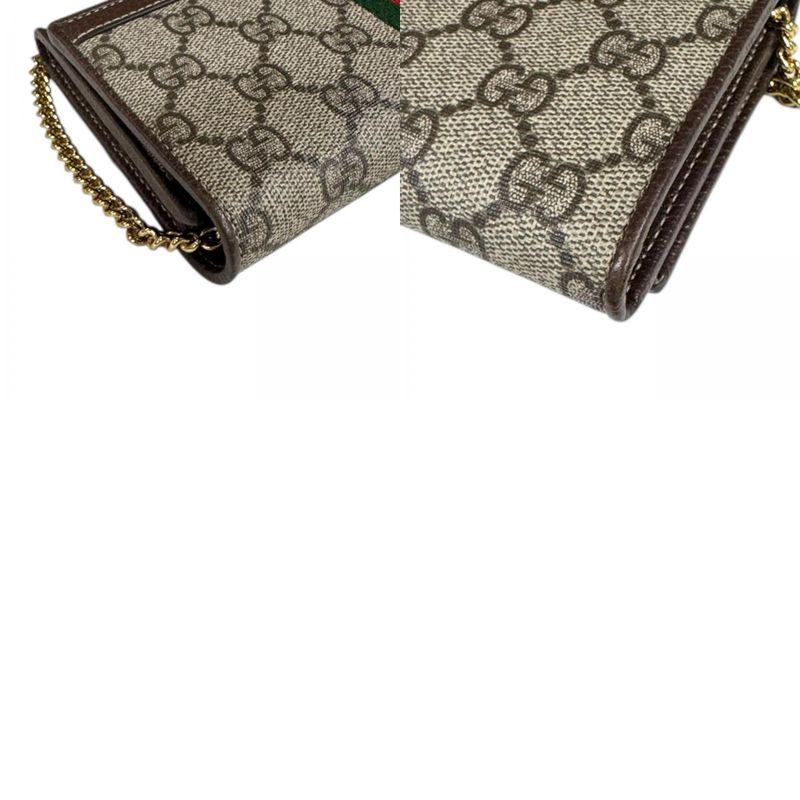 Gucci Ophidia Shoulder Bag GG Supreme Canvas 546592 Beige Ladies Gucci Preowned