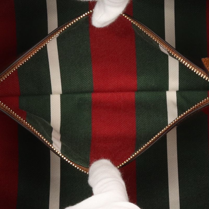 Gucci Medium Tote Bag GG Emblem Shoulder Bag GG Supreme Canvas 815214 Beige