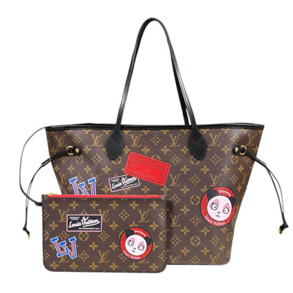 Louis Vuitton Neverfull MM My LV World Tour Monogram Tote Bag Monogram Canvas