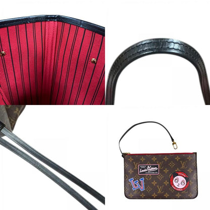 Louis Vuitton Neverfull MM My LV World Tour Monogram Tote Bag Monogram Canvas