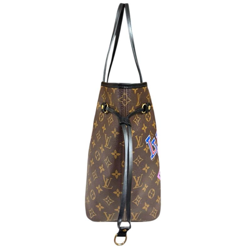 Louis Vuitton Neverfull MM My LV World Tour Monogram Tote Bag Monogram Canvas