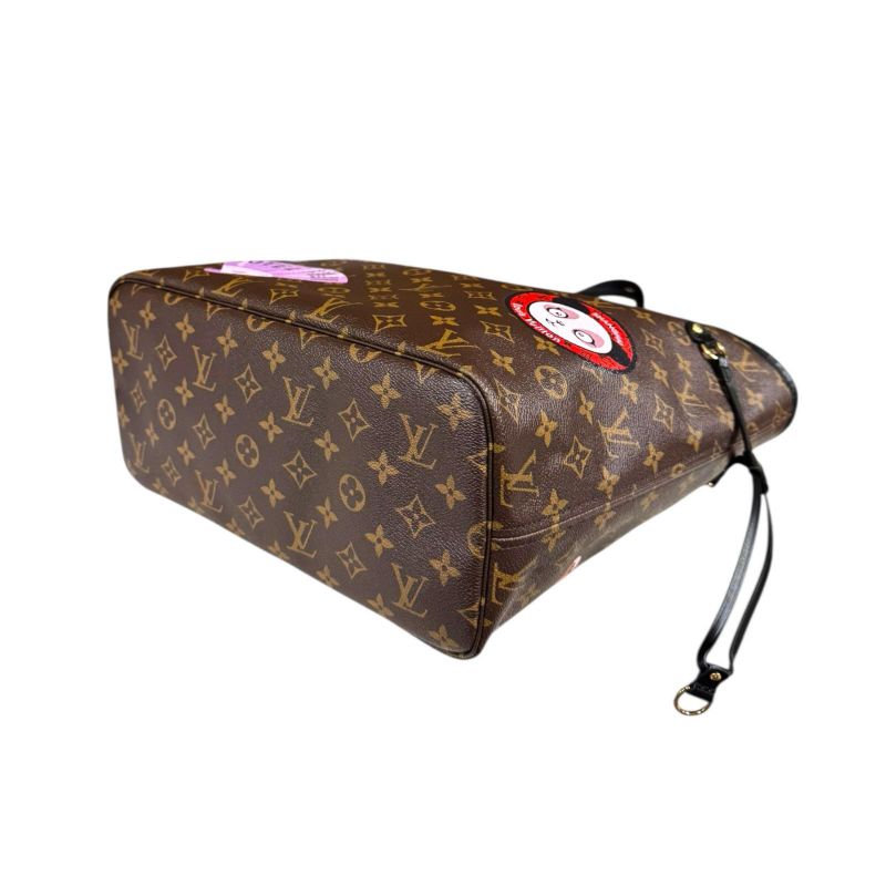 Louis Vuitton Neverfull MM My LV World Tour Monogram Tote Bag Monogram Canvas