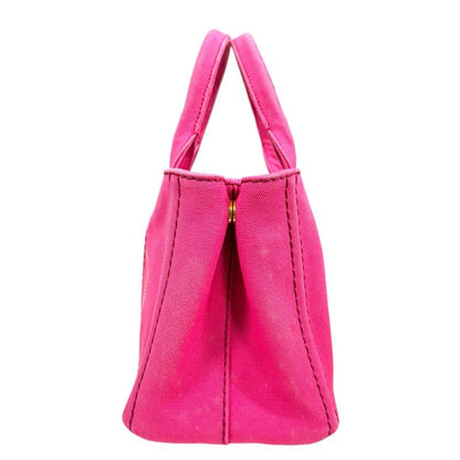 Prada Canapa Tote SS Shoulder Bag Canvas 1bg439 Pink Ladies Prada Preowned Prada