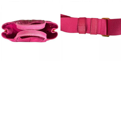 Prada Canapa Tote SS Shoulder Bag Canvas 1bg439 Pink Ladies Prada Preowned Prada