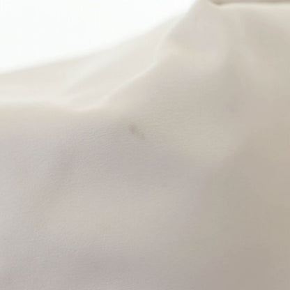 Bottega Veneta Double Knot Leather Mini Hand Bag Chalk Ivory White Preowned