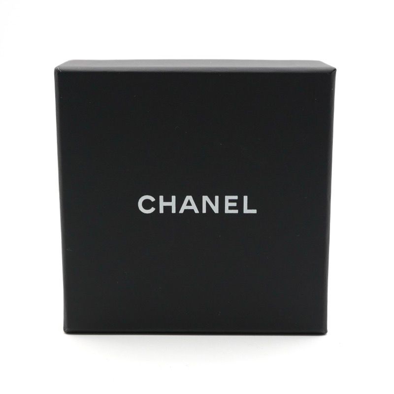 Chanel Brooch Corsage Blue Gold Pin Brooch Coco Mark Heart Rhinestone Set Of 2