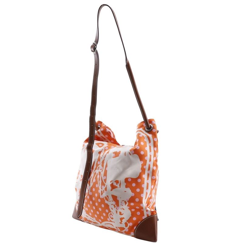 Hermes Silky City PM Brides de Gala Brides de Gala Polka Dot Silk Orange C