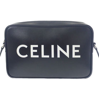 Celine Medium Messenger dot.38 si Shoulder Bag Calf Black Silver Hardware