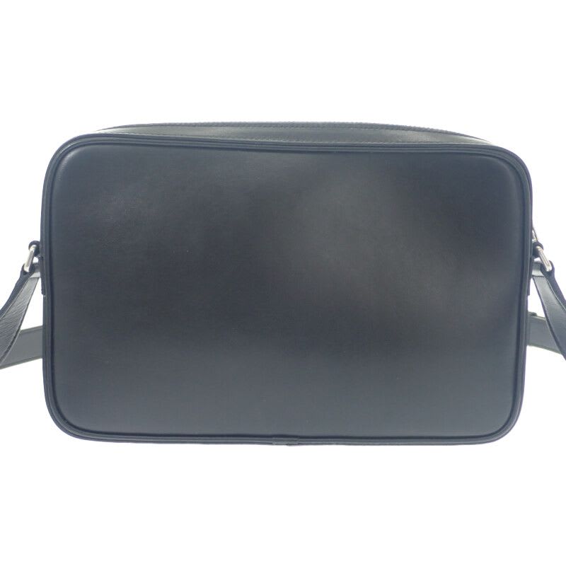 Celine Medium Messenger dot.38 si Shoulder Bag Calf Black Silver Hardware