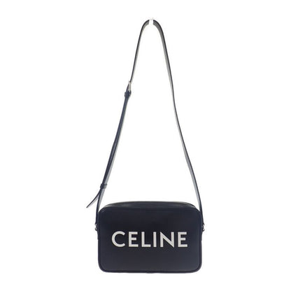 Celine Medium Messenger dot.38 si Shoulder Bag Calf Black Silver Hardware