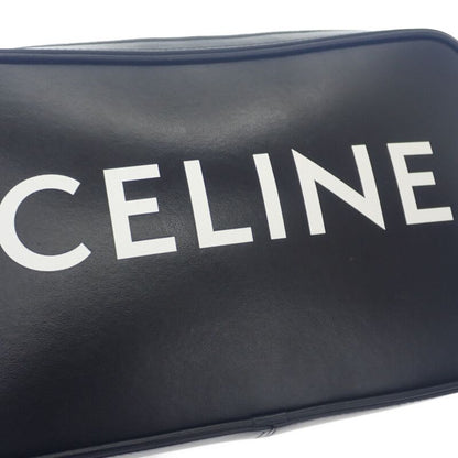 Celine Medium Messenger dot.38 si Shoulder Bag Calf Black Silver Hardware