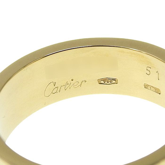 Cartier Love Ring 18K Yellow Gold 750 Yellow Gold #51 Equivalent To Size 11