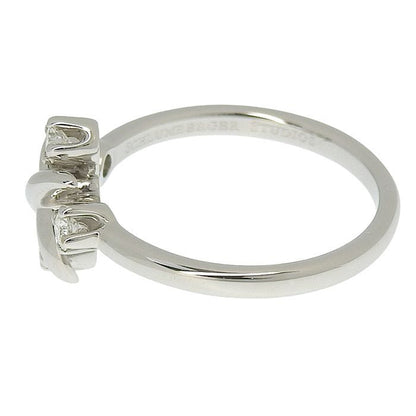 Tiffany & Co Jean Schlumberger 4P Diamond Ring Pt950 Platinum Diamond #11.5