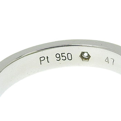 Cartier C De Cartier 2P Diamond Wedding Ring Pt950 Platinum Diamond #47