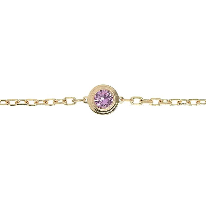Cartier D'amour Pink Sapphire Bracelet 18K Pink Gold 750 Pink Gold Pink
