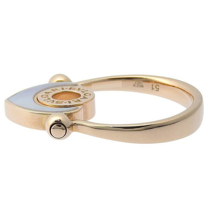 Bvlgari Bulgari Cuore Flip Shell Ring 18K Pink Gold 750 Pink Gold Shell #51