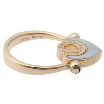 Bvlgari Bulgari Cuore Flip Shell Ring 18K Pink Gold 750 Pink Gold Shell #51