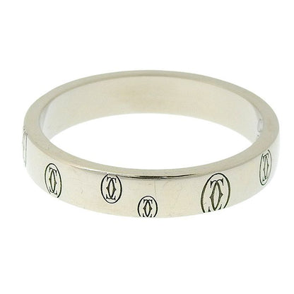 Cartier Happy Birthday Ring 18K White Gold 750 White Gold #60 Equivalent To