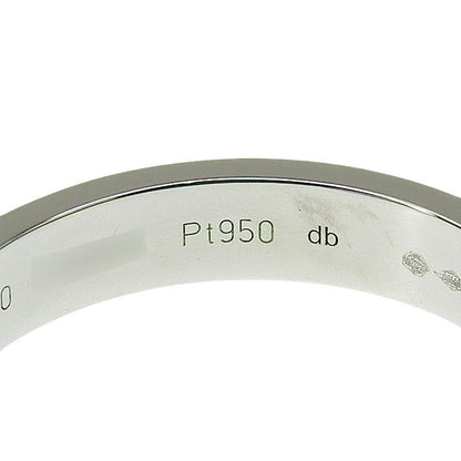 Cartier C De Cartier Wedding Ring Pt950 Platinum #60 Equivalent To Size 20