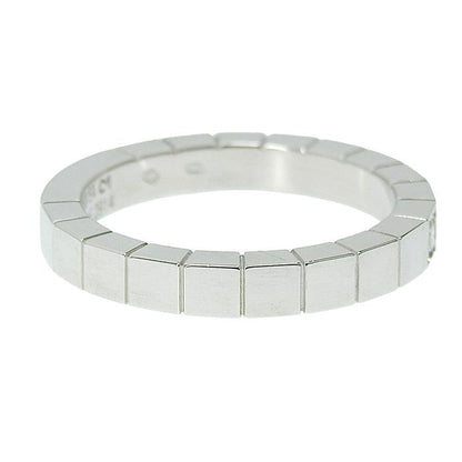 Cartier Lanier 1P Diamond Ring 18K White Gold 750 White Gold Diamond #54