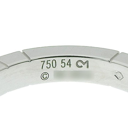 Cartier Lanier 1P Diamond Ring 18K White Gold 750 White Gold Diamond #54