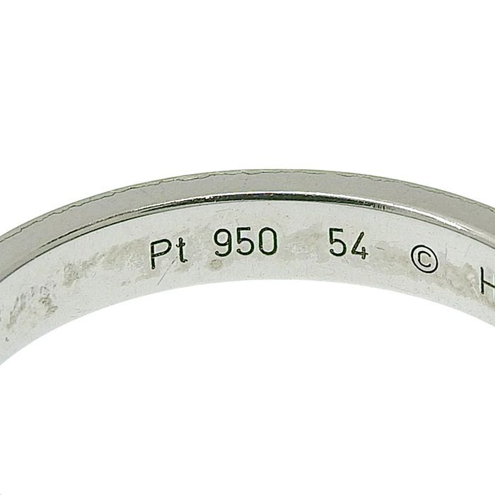 Cartier C De Cartier Wedding Ring Pt950 Platinum #54 Equivalent To Size 14