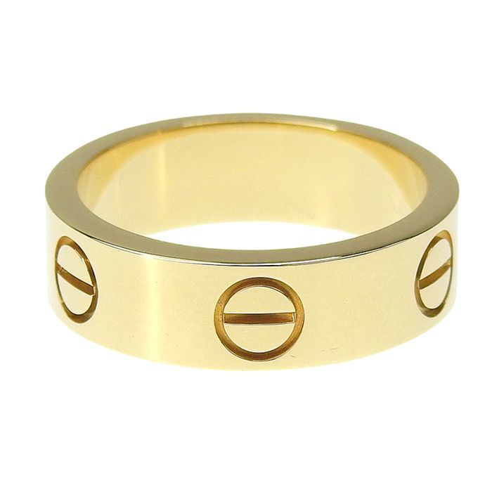 Cartier Love Ring 18K Yellow Gold 750 Yellow Gold #51 Equivalent To Size 11