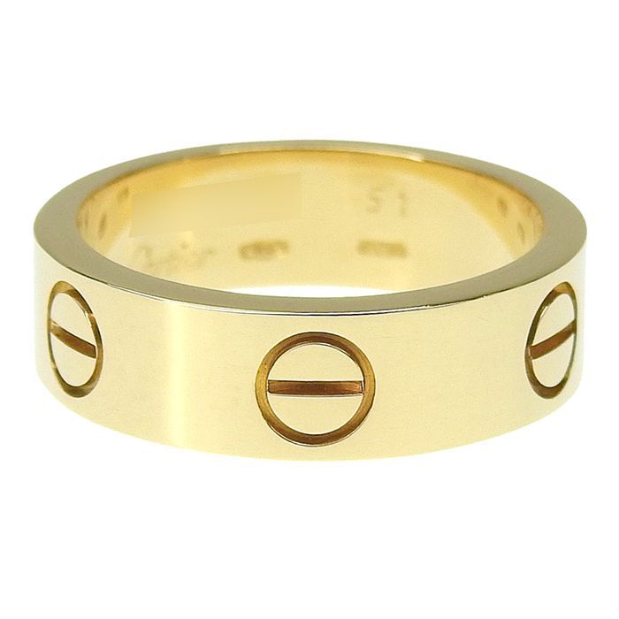 Cartier Love Ring 18K Yellow Gold 750 Yellow Gold #51 Equivalent To Size 11