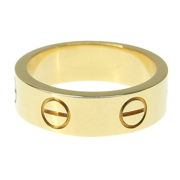 Cartier Love Ring 18K Yellow Gold 750 Yellow Gold #51 Equivalent To Size 11