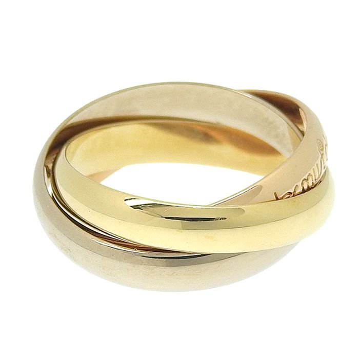 Cartier Trinity Ring 18K Yellow Gold 18K White Gold 18K Pink Gold 750 Yellow