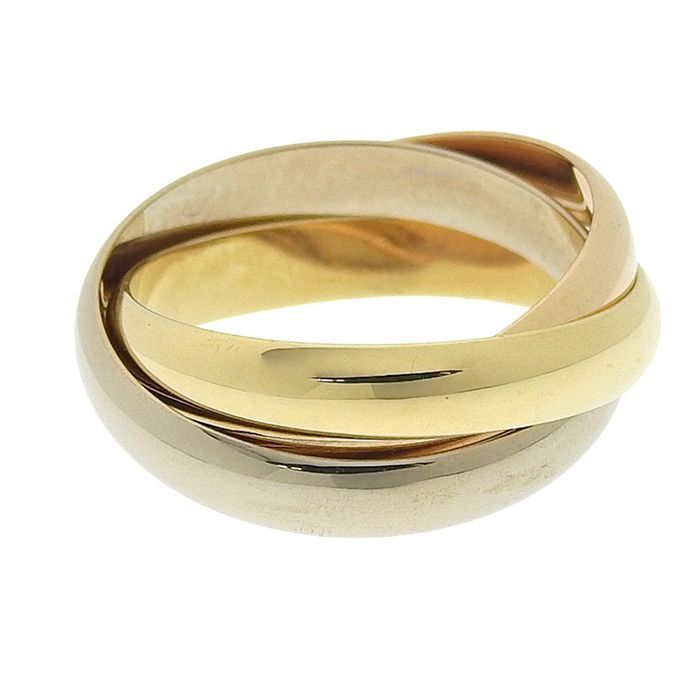 Cartier Trinity Ring 18K Yellow Gold 18K White Gold 18K Pink Gold 750 Yellow