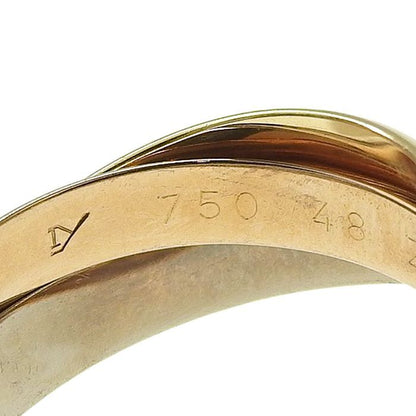 Cartier Trinity Ring 18K Yellow Gold 18K White Gold 18K Pink Gold 750 Yellow