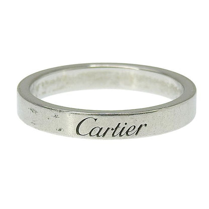 Cartier C De Cartier Wedding Ring Pt950 Platinum #54 Equivalent To Size 14