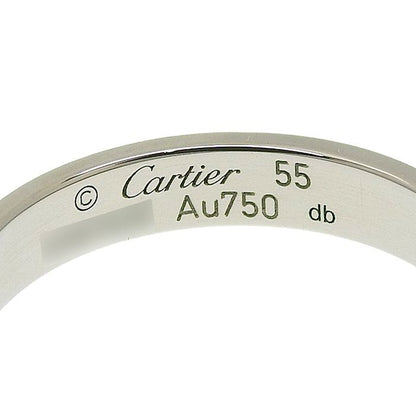 Cartier Mini Love Ring 18K White Gold 750 White Gold #55 Equivalent To Size 15