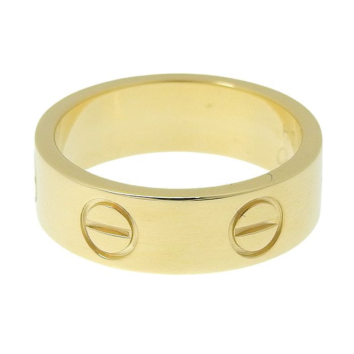 Cartier Love Ring 18K Yellow Gold 750 Yellow Gold #49 Equivalent To Size 9