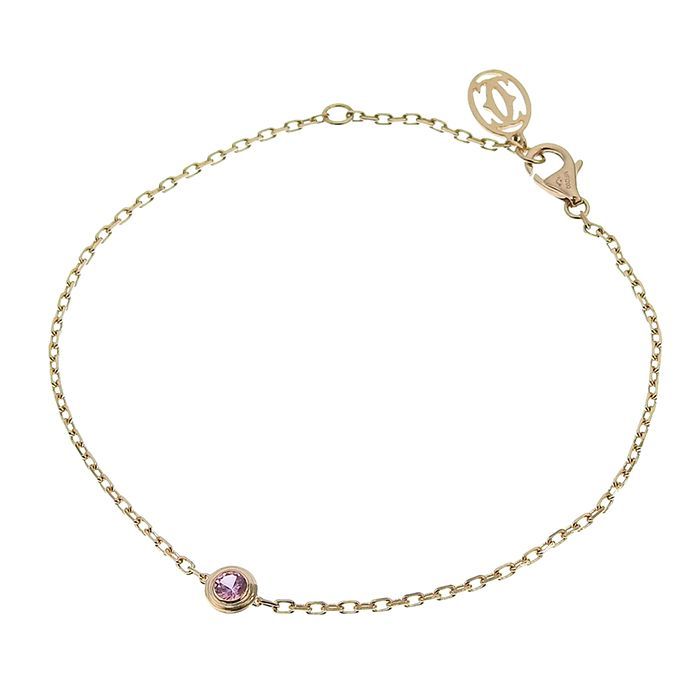 Cartier D'amour Pink Sapphire Bracelet 18K Pink Gold 750 Pink Gold Pink