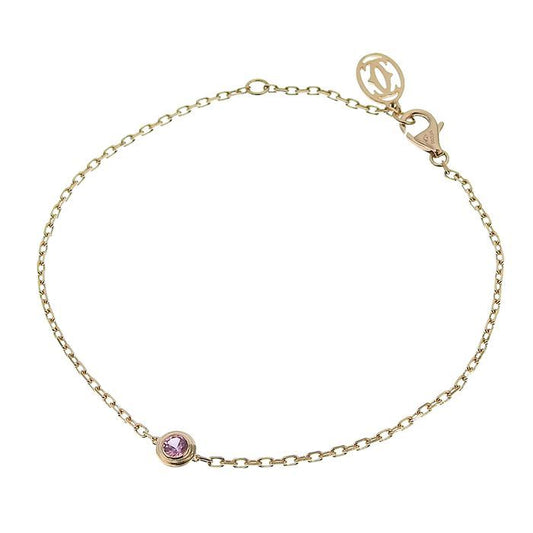 Cartier D'amour Pink Sapphire Bracelet 18K Pink Gold 750 Pink Gold Pink