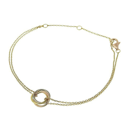 Cartier Sweet Trinity Bracelet 18K Yellow Gold 18K White Gold 18K Pink Gold 750